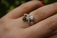 Ring 55 Toi et Moi sapphire and diamond ring 58 Facettes 647