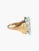 Ring Yellow Gold Aquamarine Ring 58 Facettes