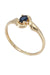 Ring 49 Modern ring, sapphire 58 Facettes 063911