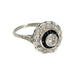 Ring 50 Daisy ring with sapphire diamonds 58 Facettes TBU