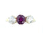 Bague Bague Trilogie or jaune, rubis et diamants 58 Facettes