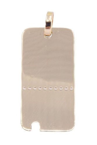 Pendentif Pendentif plaque 58 Facettes 062851