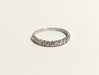 Half-turn diamond wedding ring 58 Facettes