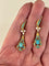 Boucles d'oreilles Pendants d'Oreilles Or, Turquoises Et Perles 58 Facettes 1043565
