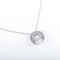 Collier Collier Pendentif Solitaire or blanc 58 Facettes JE703