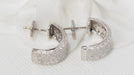 Earrings White Gold and Diamond Earrings 58 Facettes 30258