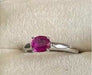 Ring Burmese pink sapphire ring 58 Facettes CEY10