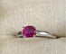 Bague Bague saphir rose de Birmanie 58 Facettes CEY10