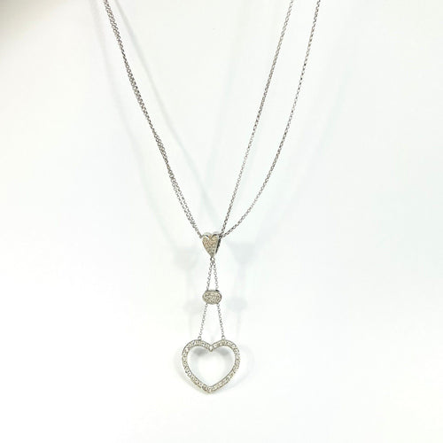 Collier Collier/Pendentif Or Blanc et Diamants 58 Facettes 20400000510/Lil