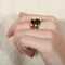Bague 53 Bague Jonc large or jaune 58 Facettes 8286