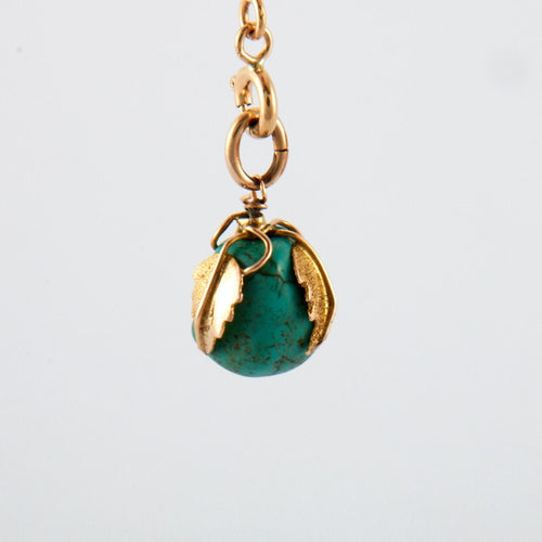 Pendentif Pendentif Or Turquoise 58 Facettes