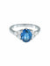 Ring 52 SAPPHIRE AND DIAMOND RING 58 Facettes 418 50058