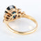 Bague 53 Bague Saphir 6 Diamants 58 Facettes 8397