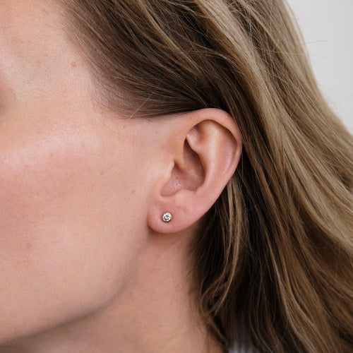 Boucles d'oreilles Boucles d'oreilles en Or rose & diamants 58 Facettes