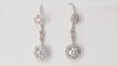 Boucles d'oreilles 23mm Pendants d'oreilles en or blanc et diamants 58 Facettes 31301