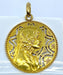 Virgin Medal pendant floral decoration 58 Facettes