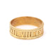 Pre-owned 56 Alliance Roman Numerals Ring in 18-karat gold 58 Facettes E360333A