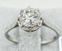 Ring Solitaire Ring Platinum Diamond 1.25 ct 58 Facettes
