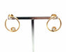 DINH VAN earrings. Cube Diamants Collection, 18K rose gold and diamond hoop earrings 58 Facettes