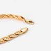 Bracelet Bracelet Maille plate tressée en Or jaune 58 Facettes EL4