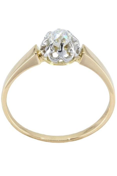 Bague 53 SOLITAIRE ANCIEN DIAMANT 0.27 CARAT 58 Facettes 054331