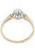 Bague 53 SOLITAIRE ANCIEN DIAMANT 0.27 CARAT 58 Facettes 054331