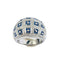 Bague 54 Bague en Or gris Saphirs & Diamants 58 Facettes 20400000589