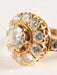 Ring 52 Yellow gold and diamond ring 58 Facettes