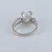 Ring 54 FRED - “Bay of Angels” Pearl Diamond Ring 58 Facettes