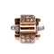 Bague Bague 2 Ors & Diamants 58 Facettes