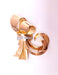 Brooch Yellow gold and diamond bow brooch 58 Facettes RA-615/4
