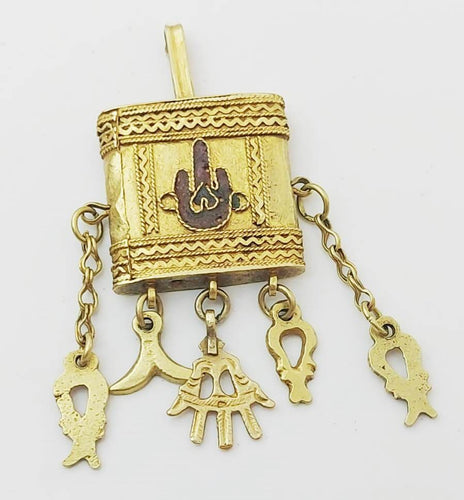 Pendentif Pendentif vintage or jaune de Tunisie 58 Facettes