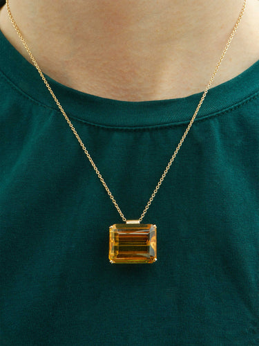 Pendentif Pendentif Citrine or jaune 58 Facettes HS20539