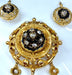 Brooch Set: brooch and earrings Email Diamonds Pearls 58 Facettes AB186
