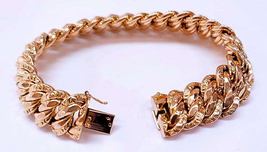 Bracelet Bracelet maille américaine or jaune 58 Facettes RA-570/3