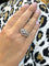 Bague 55 Bague Art Déco platine et diamants 58 Facettes