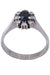 Ring 61 SAPPHIRE AND DIAMOND MARGUERITE RING 58 Facettes 073511