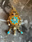 Pendentif Pendentif Napoléon III, turquoises et perles 58 Facettes