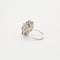 Bague 52 Bague Or  blanc Diamants Rubis 58 Facettes
