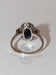 Ring 53 Art Deco Dark Sapphire And Diamond Ring 58 Facettes 538
