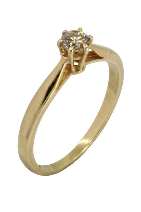 Bague SOLITAIRE DIAMANT 0.17 CARAT 58 Facettes 049161