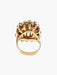 Ring 52 Flower ring Harlequin opal Diamonds 58 Facettes