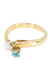 Ring 56 TOI ET ME EMERALD AND DIAMOND 58 Facettes 066861