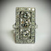 Bague 55 Bague Diamants 1950 58 Facettes F7Lp26