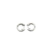 Boucles d'oreilles Créoles Diamants Baguette 58 Facettes