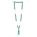 Yellow Gold Chrysoprase Amethyst Tassel Long Necklace 58 Facettes C148
