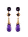 Earrings Amethyst earrings 58 Facettes C 381