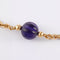Collier Sautoir Améthystes godronnées 58 Facettes