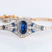 Bracelet Beau bracelet époque 1900, diamants et saphirs 58 Facettes