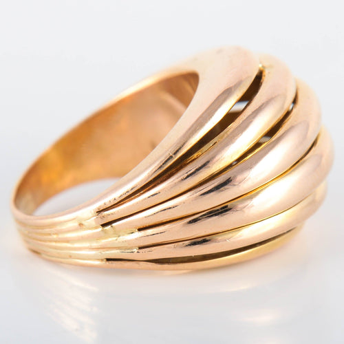 Bague 52 Bague à godrons 58 Facettes 8400